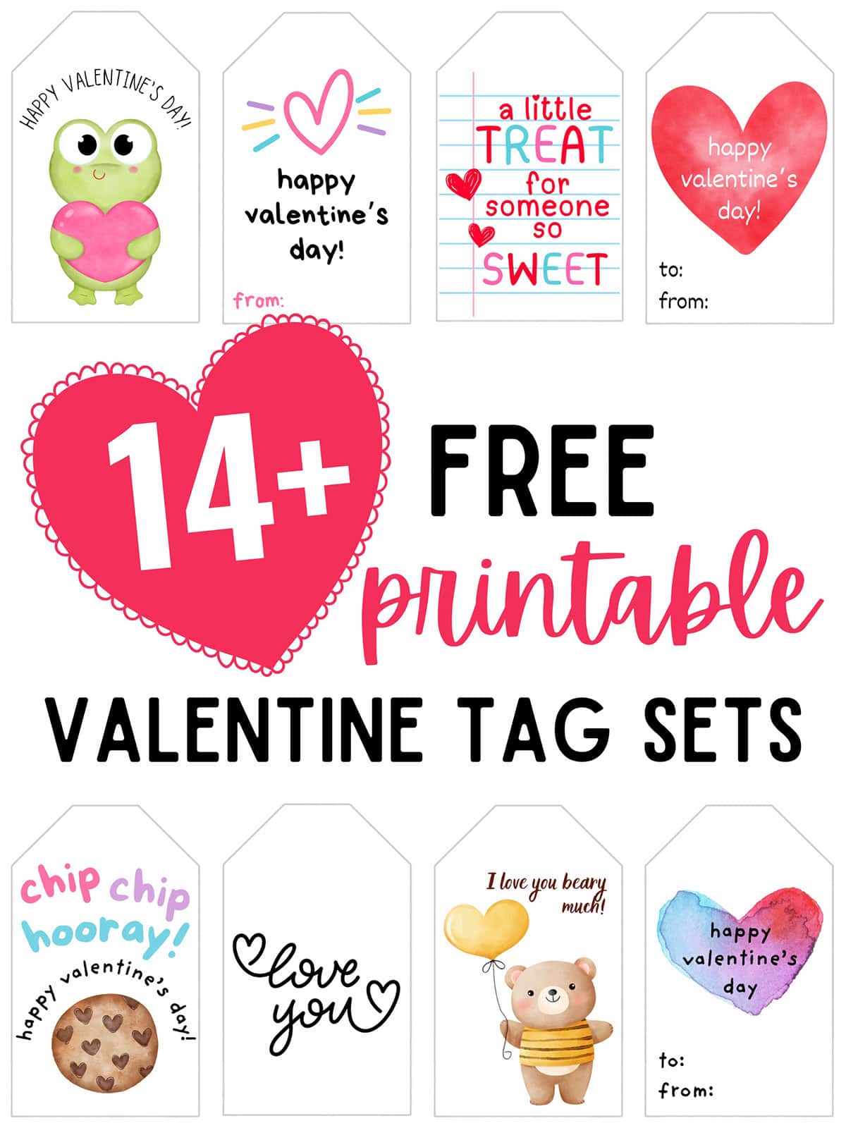 14+ free printable valentine's day tags - aubree originals